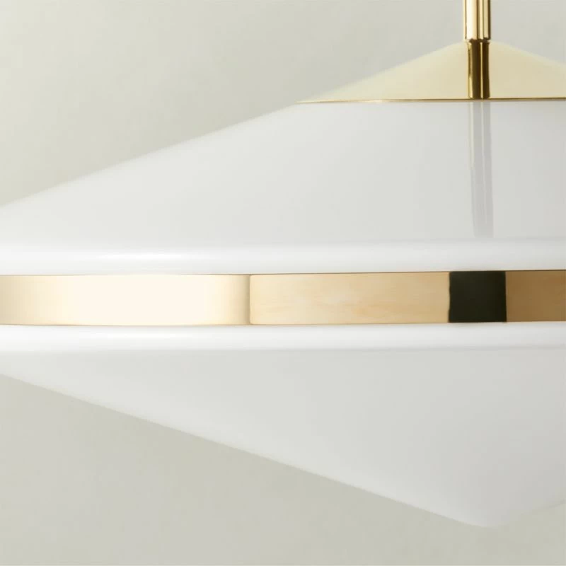 Elayna Polished Brass Pendant Light 5 Elayna Polished Brass Pendant Light - Image 3