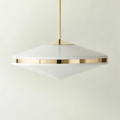 Elayna Polished Brass Pendant Light
