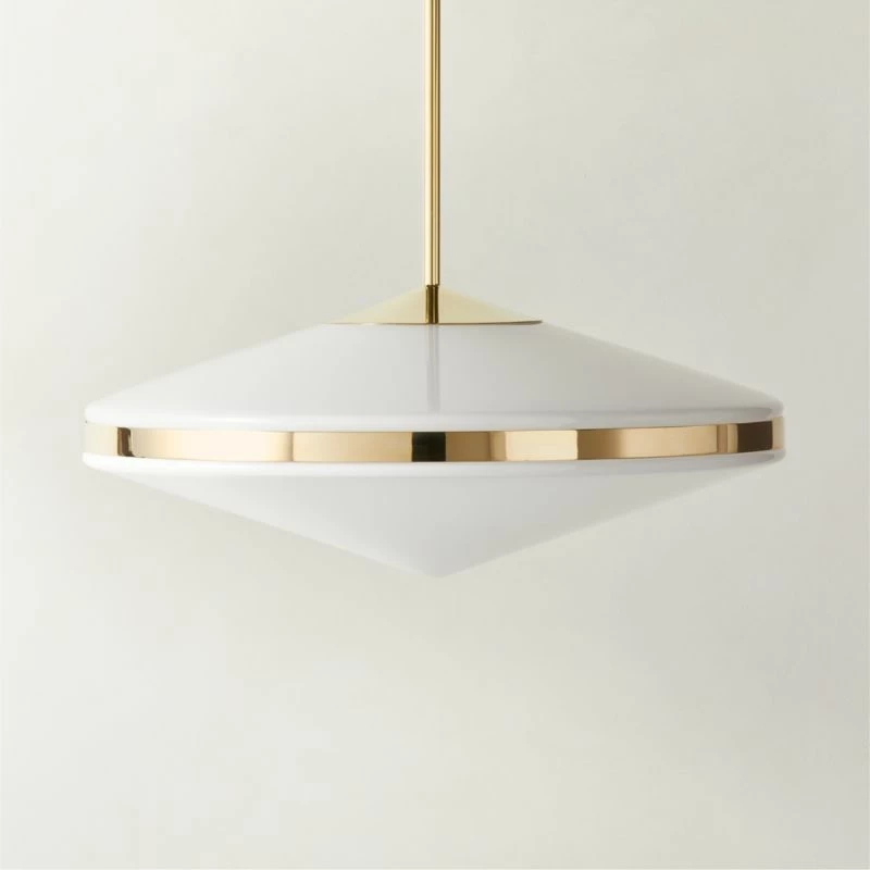Elayna Polished Brass Pendant Light 3 Elayna Polished Brass Pendant Light