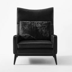 Embassy Black Lounge Chair 314 And Ottoman 310 Set 13 Embassy Black Lounge Chair 314 And Ottoman 310 Set -marin sHOP EmbassyBlackLoungeChairSOSSF21 1