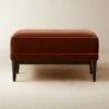 Embassy Bronze Brown Velvet Ottoman Model 310 -marin sHOP EmbassyBrzVltOttomanSHF23