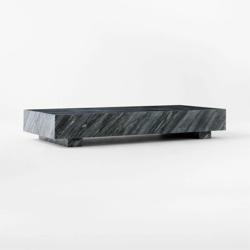 Enyo Rectangular Grey Marble Coffee Table 5 Enyo Rectangular Grey Marble Coffee Table - Image 3