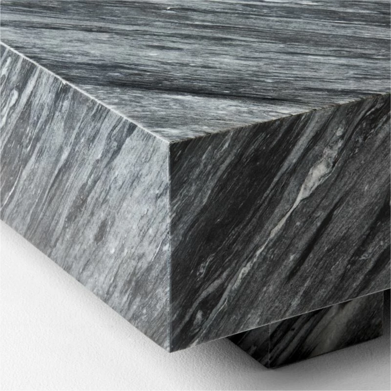 Enyo Rectangular Grey Marble Coffee Table 7 Enyo Rectangular Grey Marble Coffee Table - Image 5