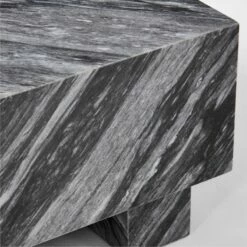 Enyo Square Grey Marble Side Table -marin sHOP EnyoGryMblSideTableAVSSS23
