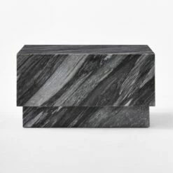 Enyo Square Grey Marble Side Table -marin sHOP EnyoGryMblSideTableSDSSS23