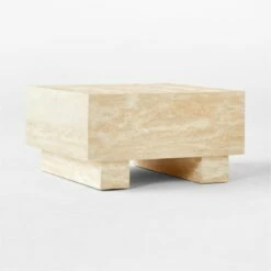 Enyo Square Travertine Side Table -marin sHOP EnyoTrvrtnSideTable3QSSS23