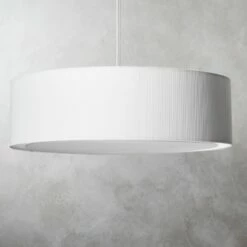 Equator White Oversized Pendant Light