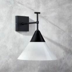Exposior Indoor/Outdoor Black Wall Sconce Model 2027