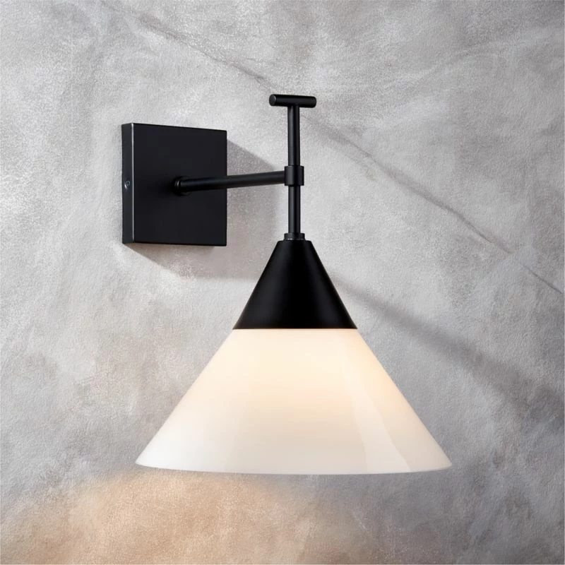 Exposior Indoor/Outdoor Black Wall Sconce Model 2027 4 Exposior Indoor/Outdoor Black Wall Sconce Model 2027 - Image 2
