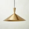 Exposior Polished Brass Pendant Light Model 018 16.75" -marin sHOP ExposiorBrsPendantMdl2011ROS22
