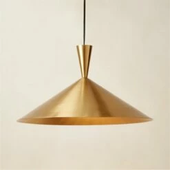 Exposior Polished Brass Pendant Light Model 018 16.75" -marin sHOP ExposiorBrsPendantMdl2011SHS22