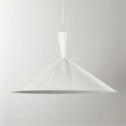 Exposior White Pendant Light Model 018 24.75"