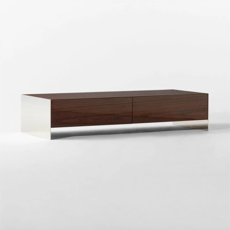 Facile High-Gloss Rectangular Wood Coffee Table 5 Facile High-Gloss Rectangular Wood Coffee Table - Image 3