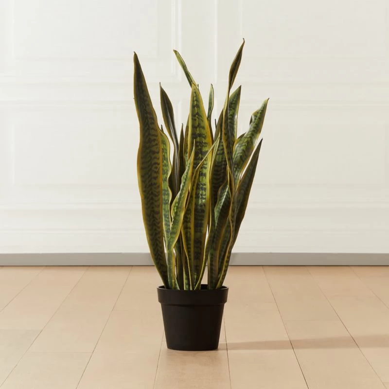 Faux Potted Snake Plant 3' 3 Faux Potted Snake Plant 3'