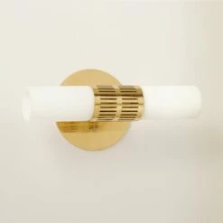 Figaro Polished Brass Wall Sconce -marin sHOP FigaroBrassSconceAVSHS22