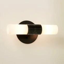 Figaro Matte Black Wall Sconce -marin sHOP FigaroMttBlackSconceAV2SHS22