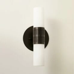 Figaro Matte Black Wall Sconce