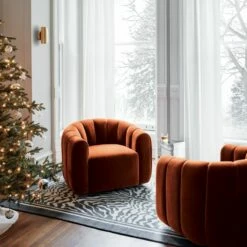 Fitz Channeled Russet Velvet Swivel Chair 12 Fitz Channeled Russet Velvet Swivel Chair -marin sHOP FitzRussettSwivwelChairDC20 1x1 1