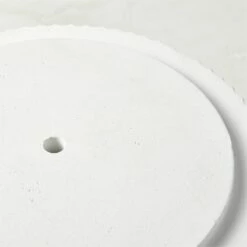 Fold White Cement Indoor Planter With Tray XL -marin sHOP FoldWtXLCmntPlanterWTrayAV2SHF22