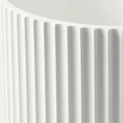 Fold White Cement Indoor Planter With Tray XL -marin sHOP FoldWtXLCmntPlanterWTrayAVSHF22