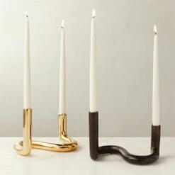 Freya Bronze Taper Candle Holder -marin sHOP FreyaBrnzTprCndlHldrCllctnAVFHF23