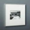 Gallery Brushed Silver Picture Frame With White Mat 8"x10" 1 Gallery Brushed Silver Picture Frame With White Mat 8"x10" -marin sHOP Gallery8x10FrmeSlvrWhtMatSHS17