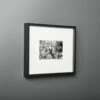 Gallery Soft Black Picture Frame With White Mat 4"x6" 2 Gallery Soft Black Picture Frame With White Mat 4"x6" -marin sHOP GalleryFrm4X6BlkWhtMtROF18
