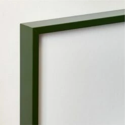 Gallery Green Picture Frame With White Mat 8"x10" -marin sHOP GalleryFrm8x10DarkGreenAV2SHS22