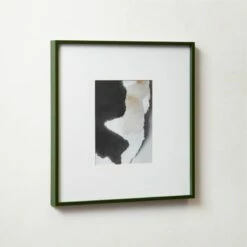 Gallery Green Picture Frame With White Mat 8"x10" -marin sHOP GalleryFrm8x10DarkGreenAVSHS22