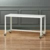 Go-Cart White Metal Desk On Wheels 2 Go-Cart White Metal Desk On Wheels -marin sHOP GoCartDeskWhiteSHS16 1x1