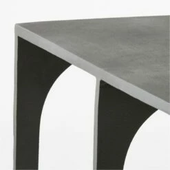 Grado Black Cast Aluminum Console Table -marin sHOP GradoCtAlmnmConsoleTableAVSSF22