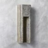 Graziano Indoor/Outdoor Dark Grey Travertine Wall Sconce -marin sHOP GrazianoGryTrvrtnWllScncSHF23