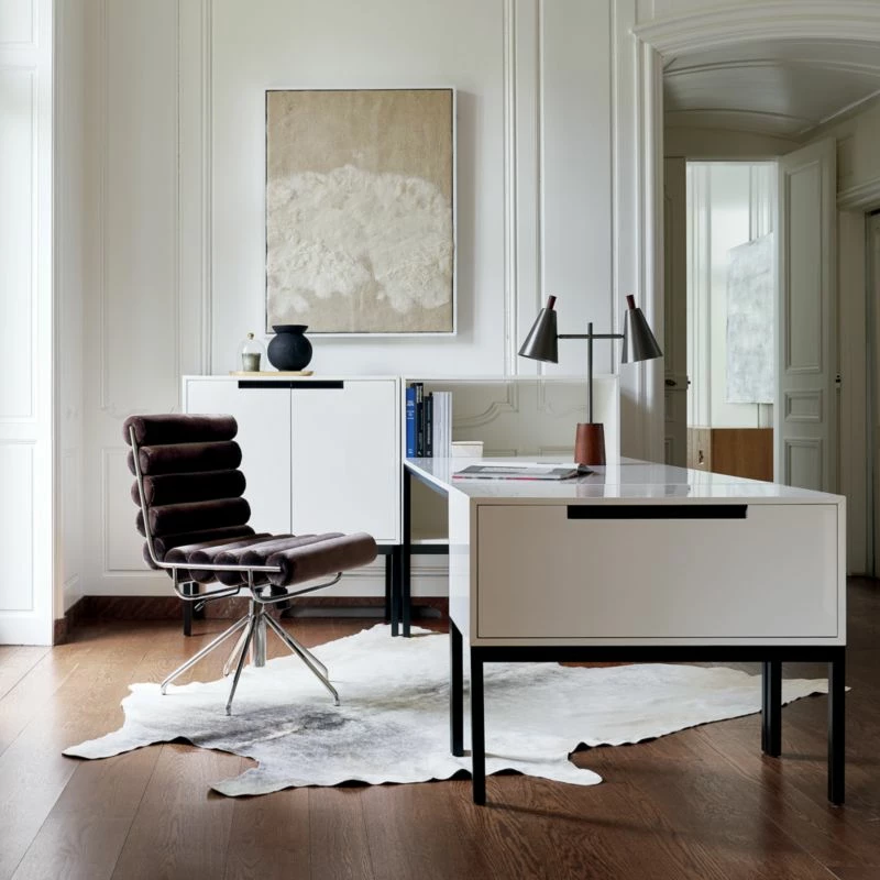 Exposior Gunmetal And Walnut Table Lamp Model 2014 6 Exposior Gunmetal And Walnut Table Lamp Model 2014 - Image 4