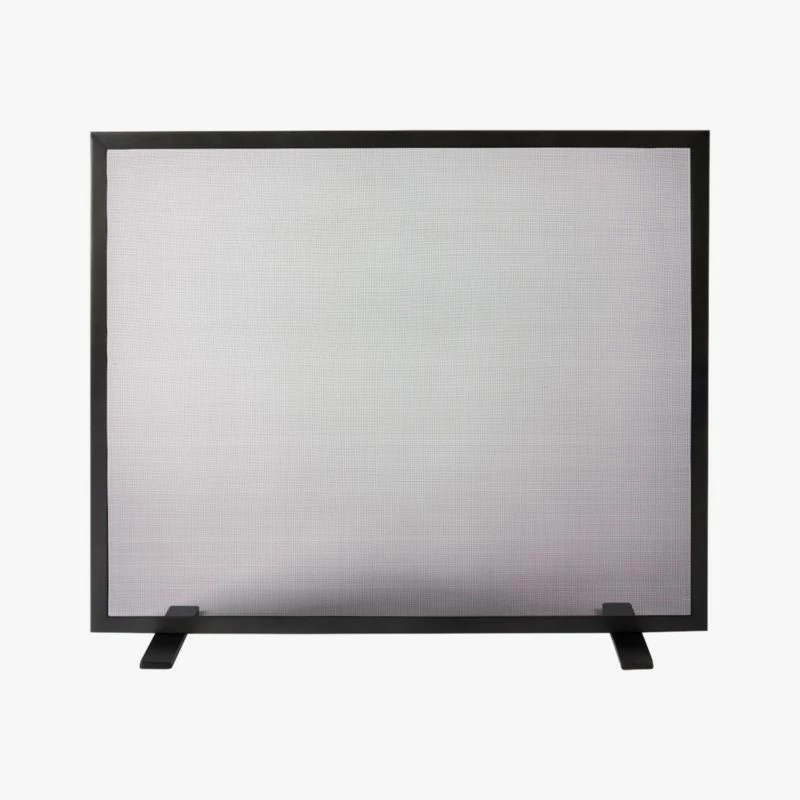 Gunmetal Fireplace Screen 4 Gunmetal Fireplace Screen - Image 2