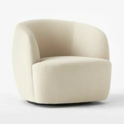 Gwyneth Warm White Velvet Swivel Chair Set Of 2 -marin sHOP GwynethCreamVlvtChair3QSSS23 1