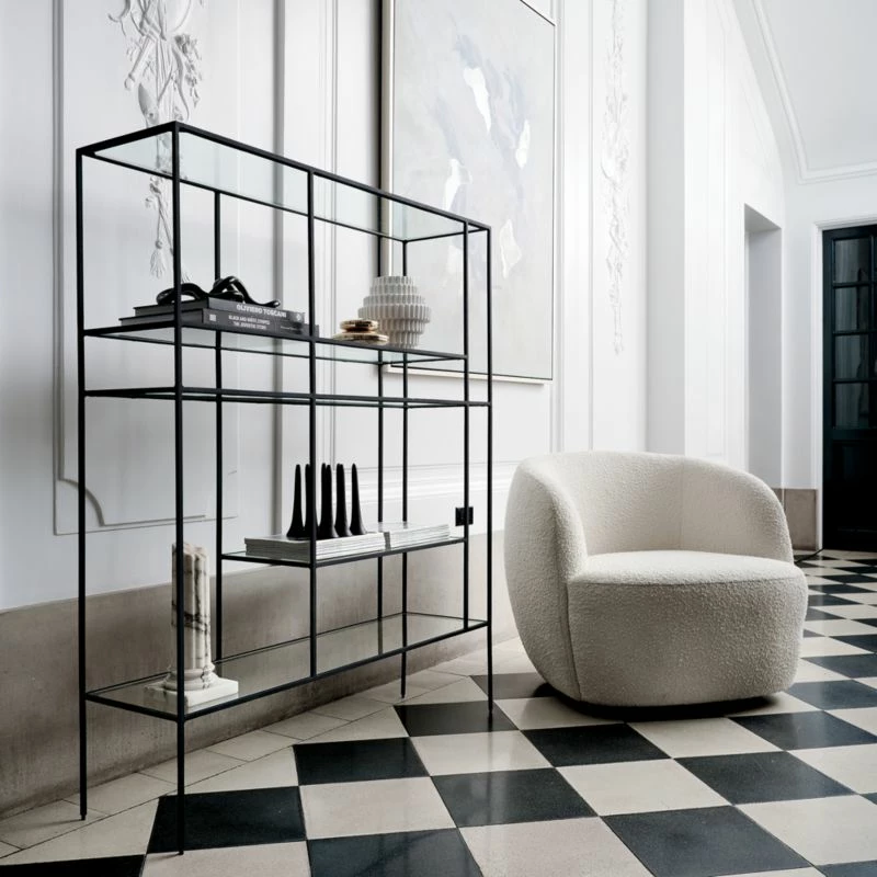 Gwyneth Ivory Boucle Swivel Chair Set Of 2 4 Gwyneth Ivory Boucle Swivel Chair Set Of 2 - Image 2