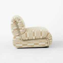 Hada Armless Geometric Patterned Lounge Chair -marin sHOP HadaPatternWovenChairSDSSS23