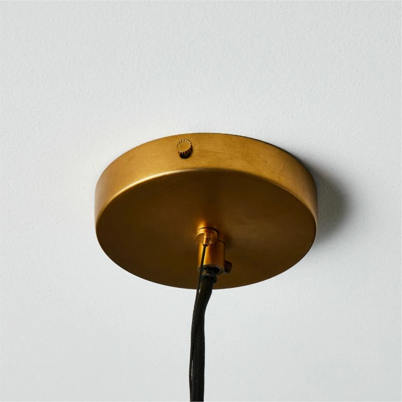Hammered Brass Dome Pendant Light 6 Hammered Brass Dome Pendant Light - Image 4