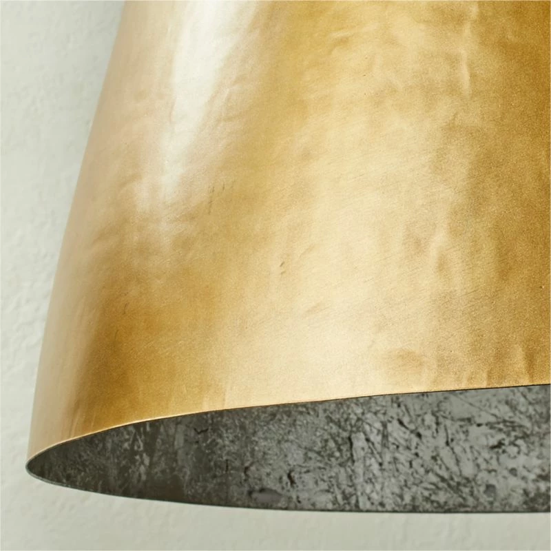 Hammered Brass Dome Pendant Light 5 Hammered Brass Dome Pendant Light - Image 3