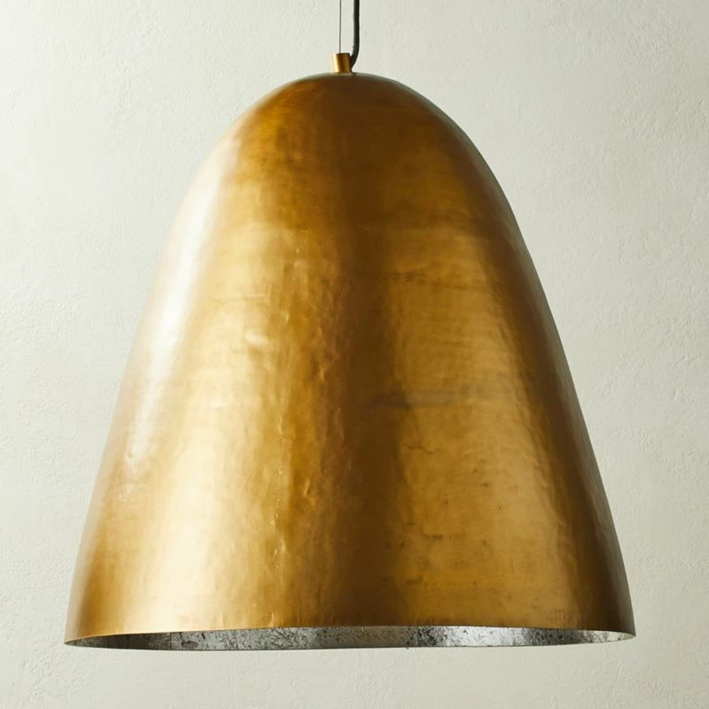 Hammered Brass Dome Pendant Light 3 Hammered Brass Dome Pendant Light