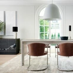 Raw Marble Table Lamp -marin sHOP HatchHiGlossWhiteOC20 1x1