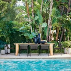 Acadia Black Ceramic Vase 16 Acadia Black Ceramic Vase -marin sHOP HazelTeakDiningTableMR21