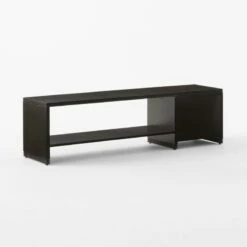 Hendricks Black Metal Shoe Storage Bench -marin sHOP HendricksBlkShoeStorageAV3SSS23