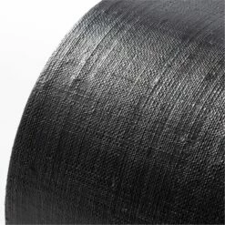 Horseshoe Black Laquered Linen 46" Coffee Table 11 Horseshoe Black Laquered Linen 46" Coffee Table -marin sHOP HorseshoeBkLqdLnSqCffTblAVSSF21 1