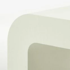 Horseshoe Ivory Lacquered Linen 60" Coffee Table 11 Horseshoe Ivory Lacquered Linen 60" Coffee Table -marin sHOP HorseshoeIvLqdLnRctCffTblAVF20