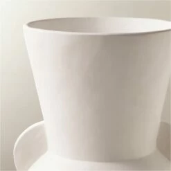 Hydra White Terracotta Vase 8 Hydra White Terracotta Vase -marin sHOP HydraWhiteVaseAVSHF23