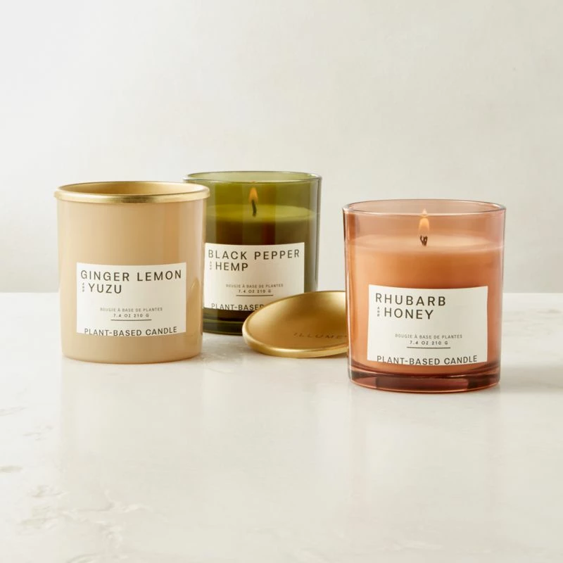 Illume Rhubarb + Honey Scented Candle 7.4 OZ 5 Illume Rhubarb + Honey Scented Candle 7.4 OZ - Image 3