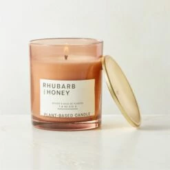 Illume Rhubarb + Honey Scented Candle 7.4 OZ 6 Illume Rhubarb + Honey Scented Candle 7.4 OZ -marin sHOP IllumeRhbNHny7p4ozSctdCndAVSHF23