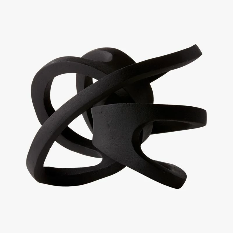 Infinity Black Knot Sculpture 14 Infinity Black Knot Sculpture - Image 12