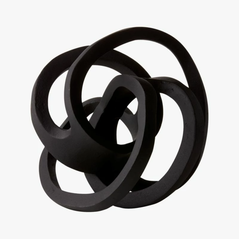 Infinity Black Knot Sculpture 13 Infinity Black Knot Sculpture - Image 11